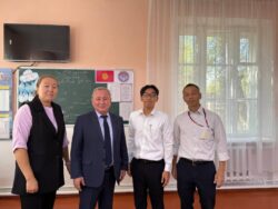 Волонтёр из Японии в нашей школе